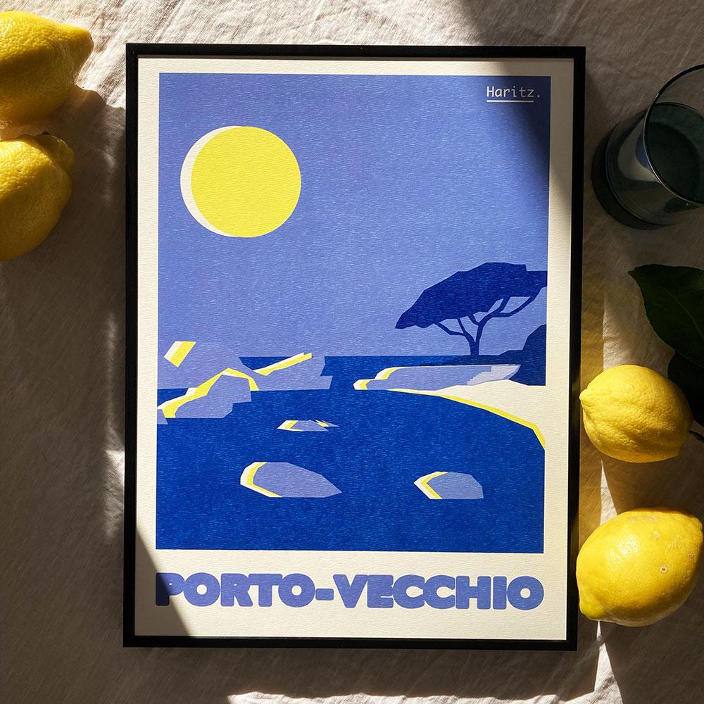 Affiche PORTO-VECCHIO