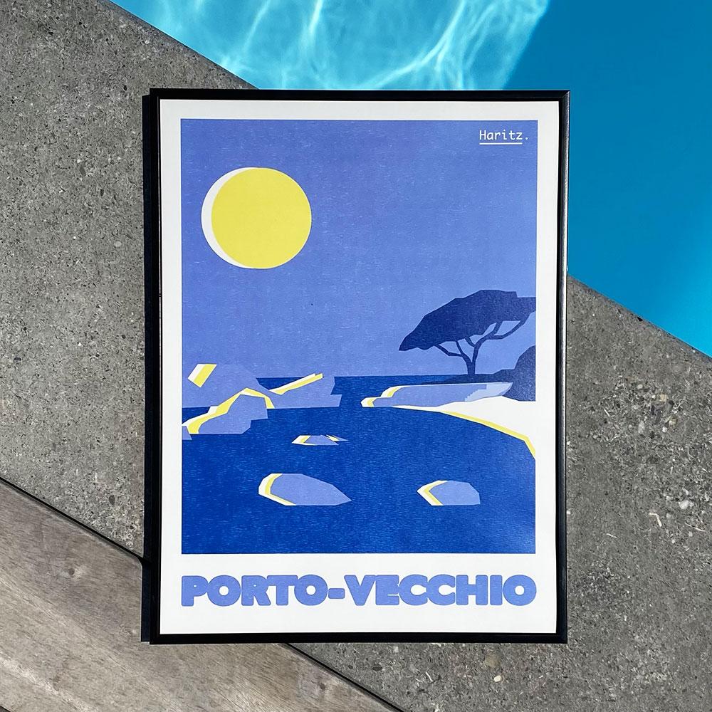 Affiche PORTO-VECCHIO