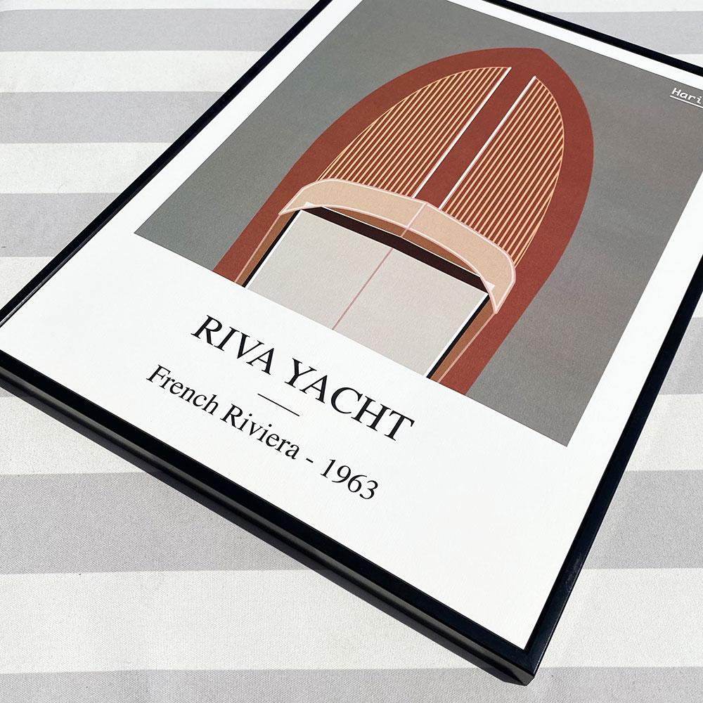 Affiche RIVA YACHT 1963