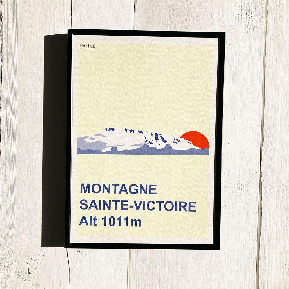 Affiche MONTAGNE SAINTE VICTOIRE