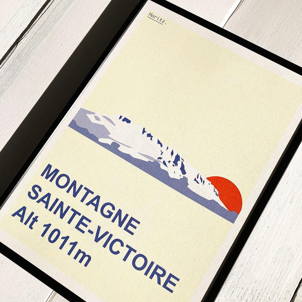 Affiche MONTAGNE SAINTE VICTOIRE