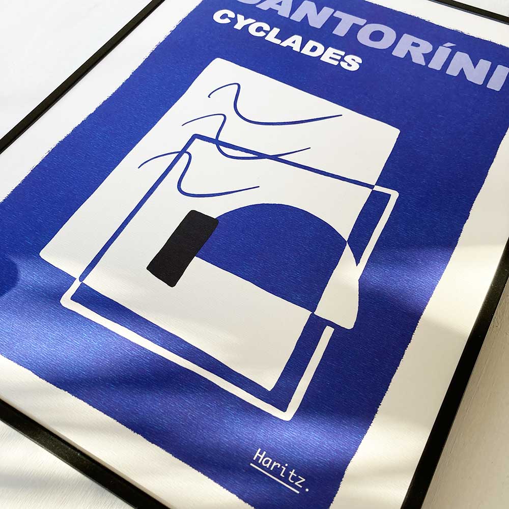 Affiche SANTORINI