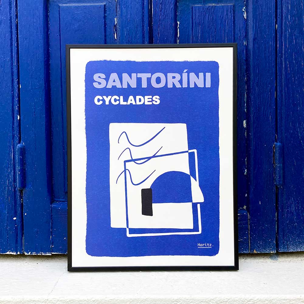 Affiche SANTORINI