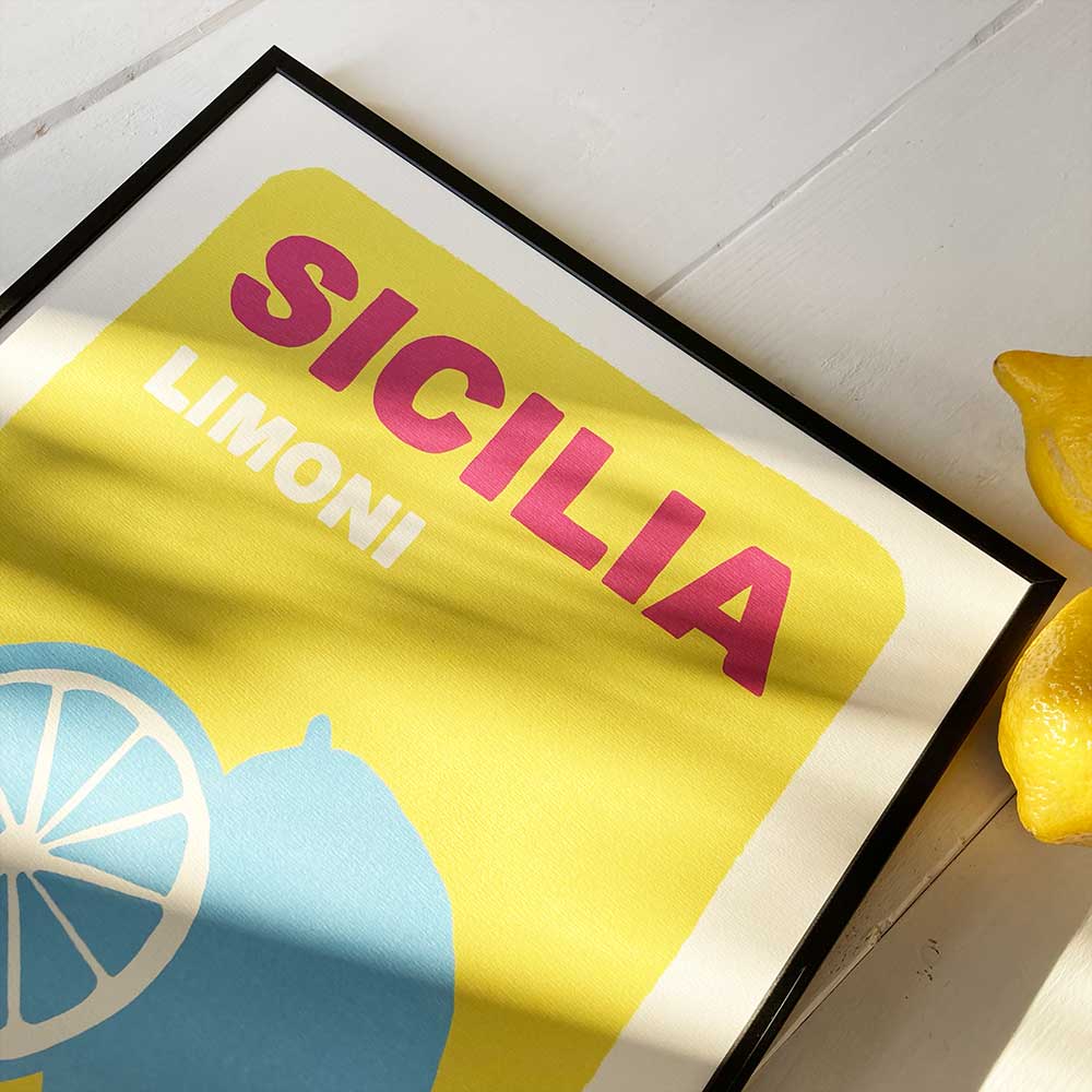 Affiche SICILIA LIMONI