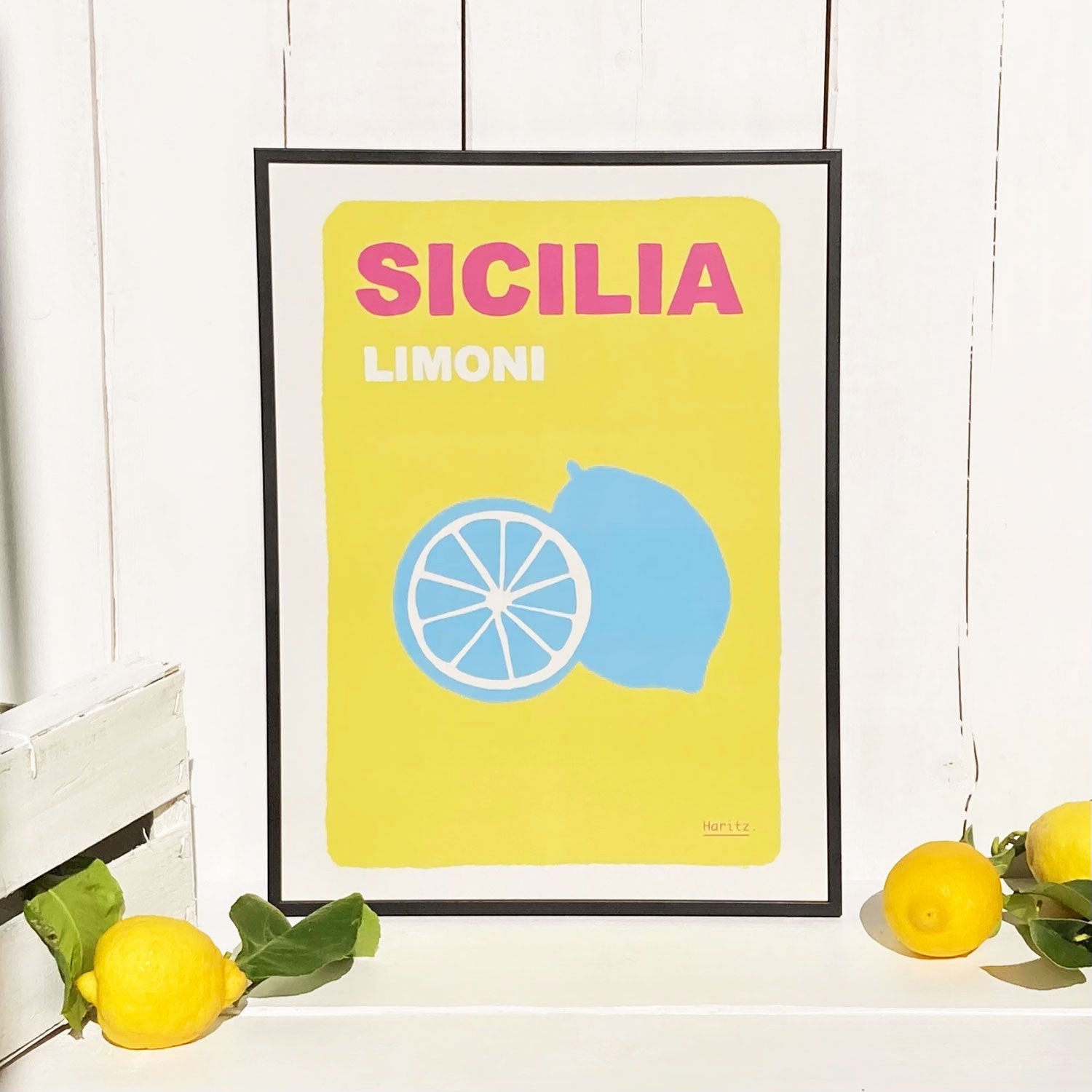 Affiche SICILIA LIMONI