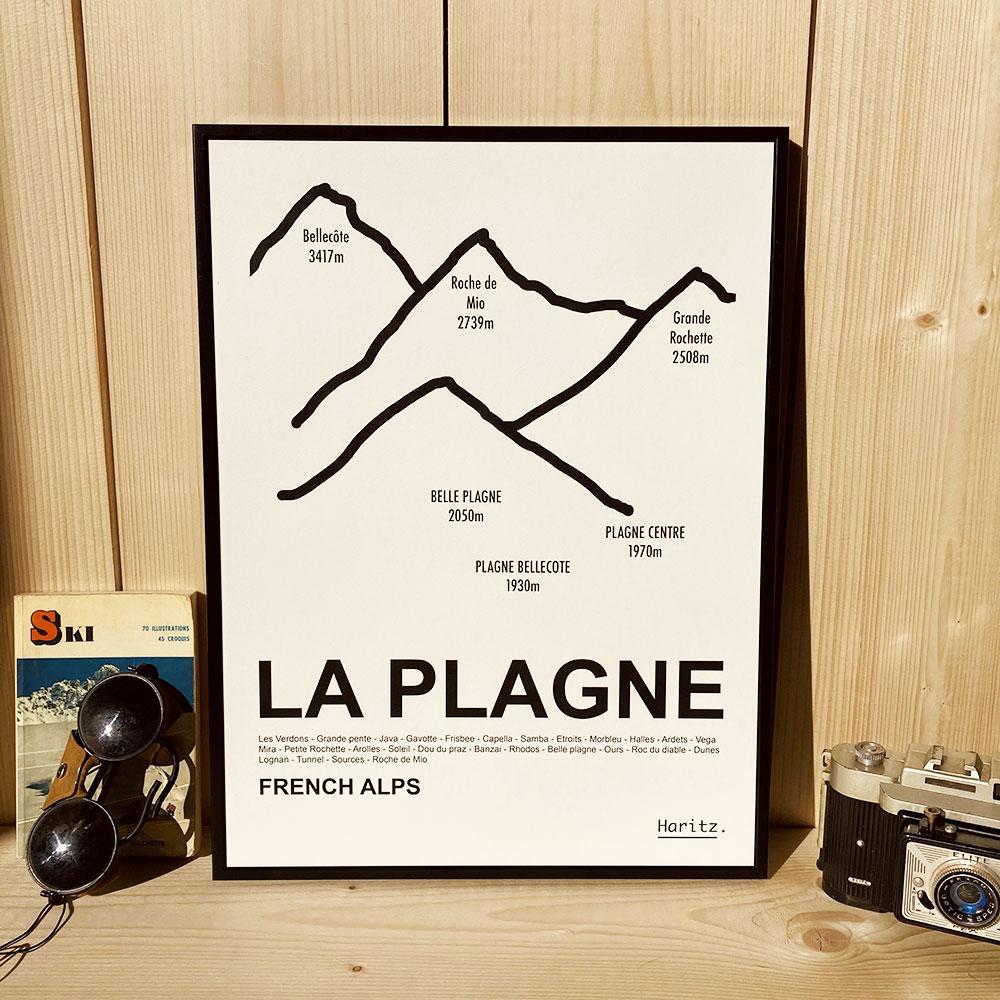 Affiche LA PLAGNE