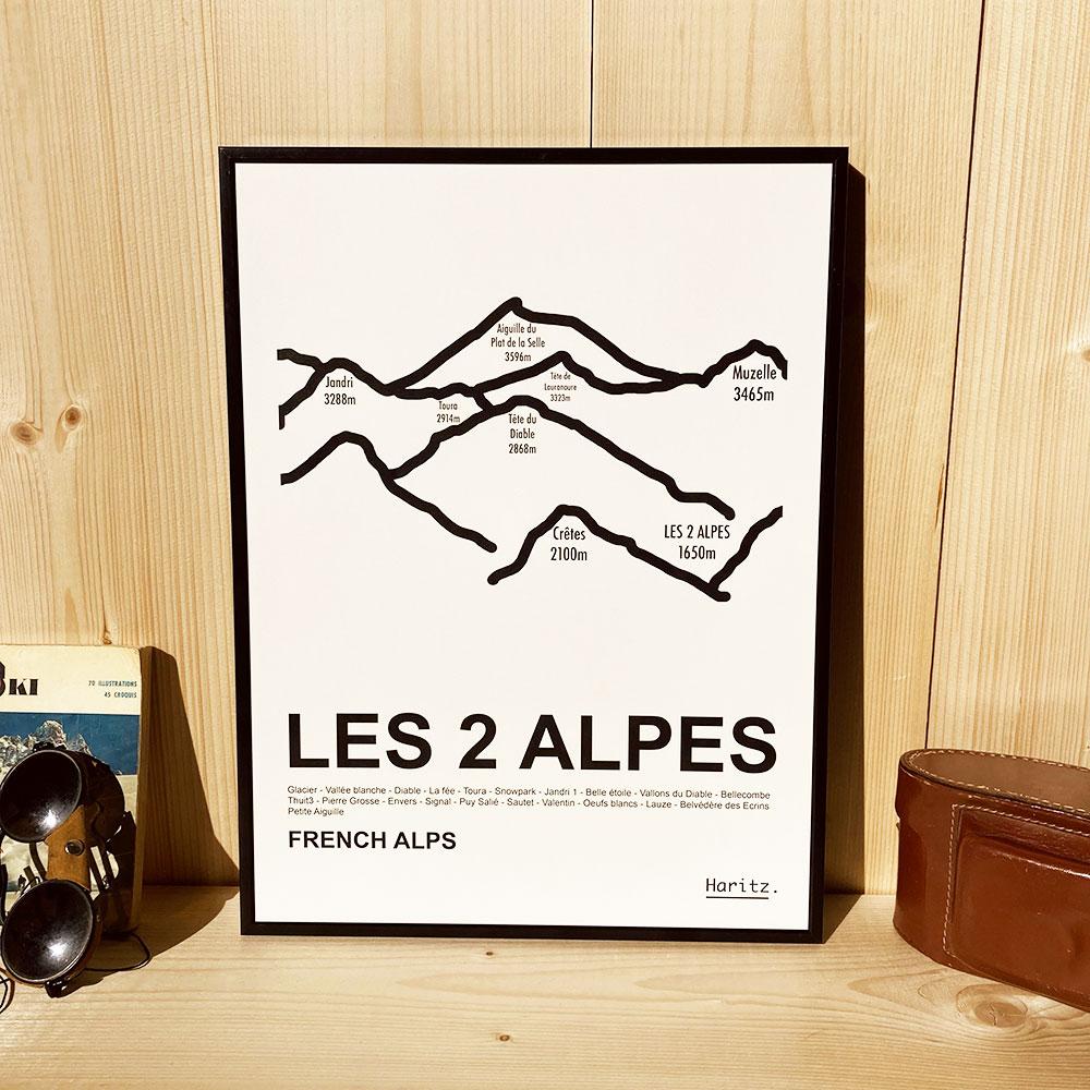 Affiche LES 2 ALPES