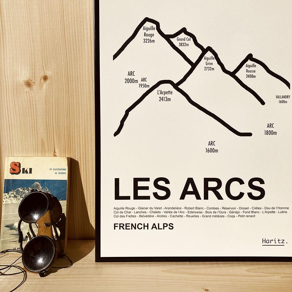 Affiche LES ARCS