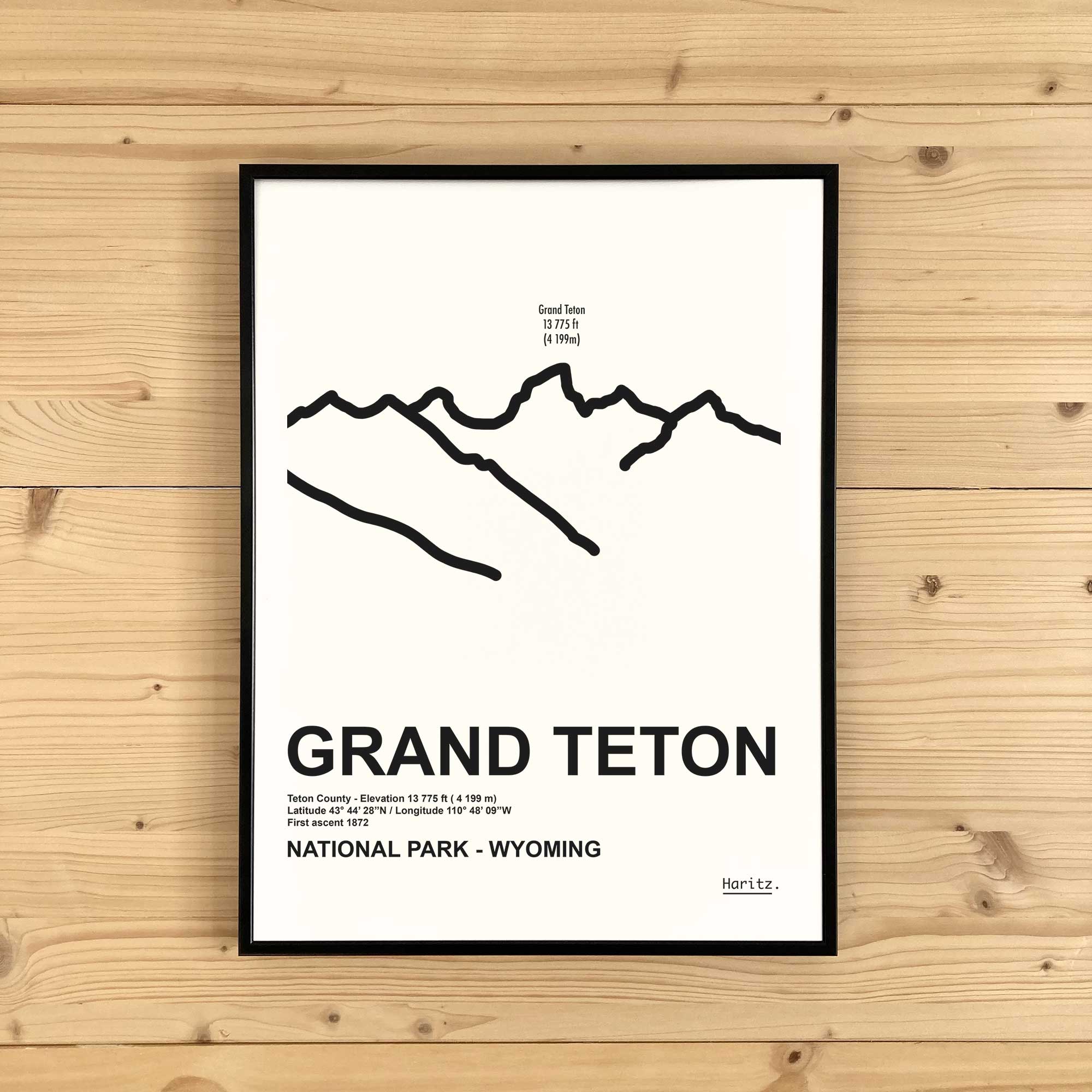 Affiche GRAND TETON