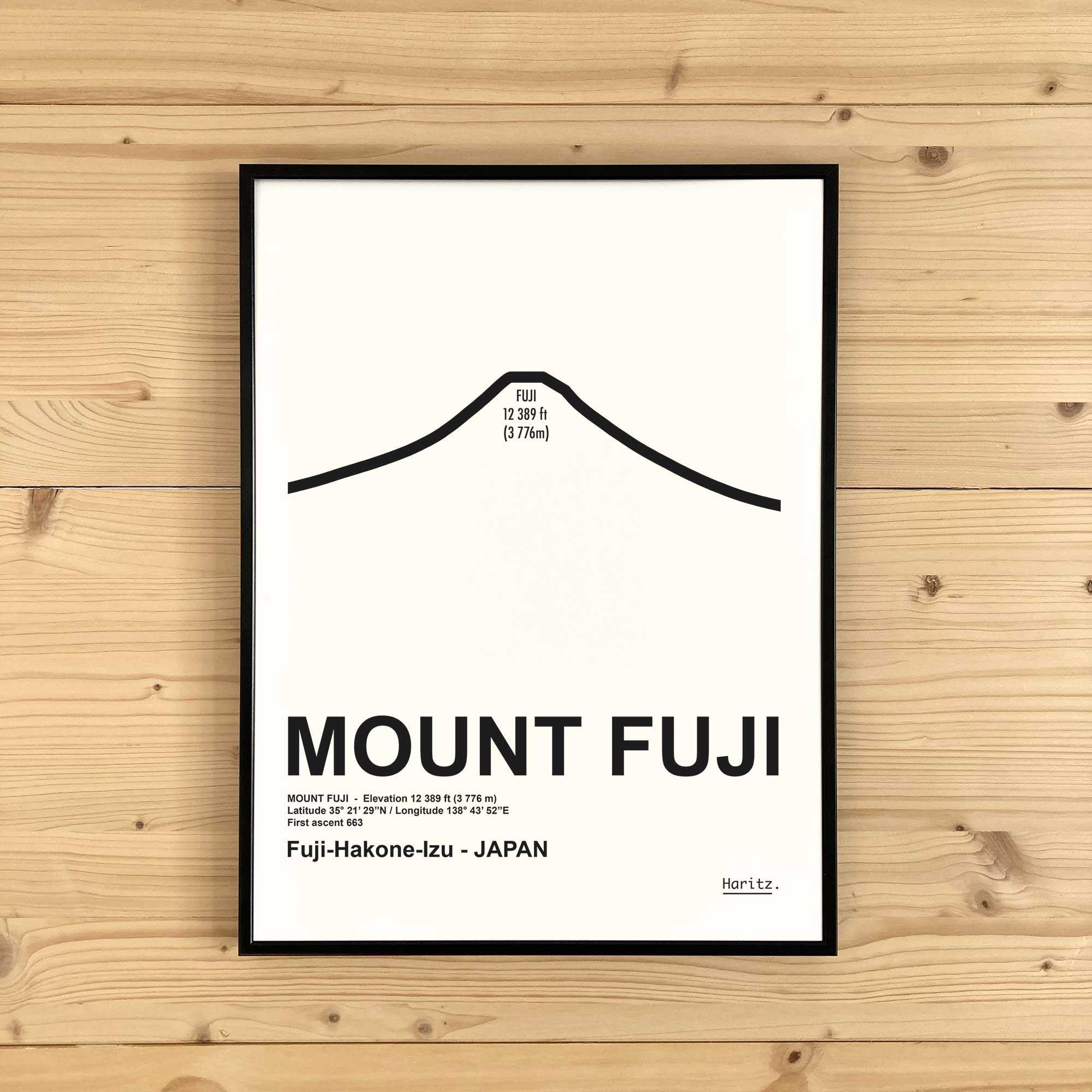 Affiche MONT FUJI