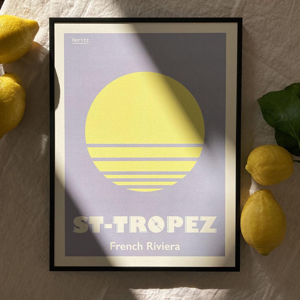 Affiche SAINT TROPEZ
