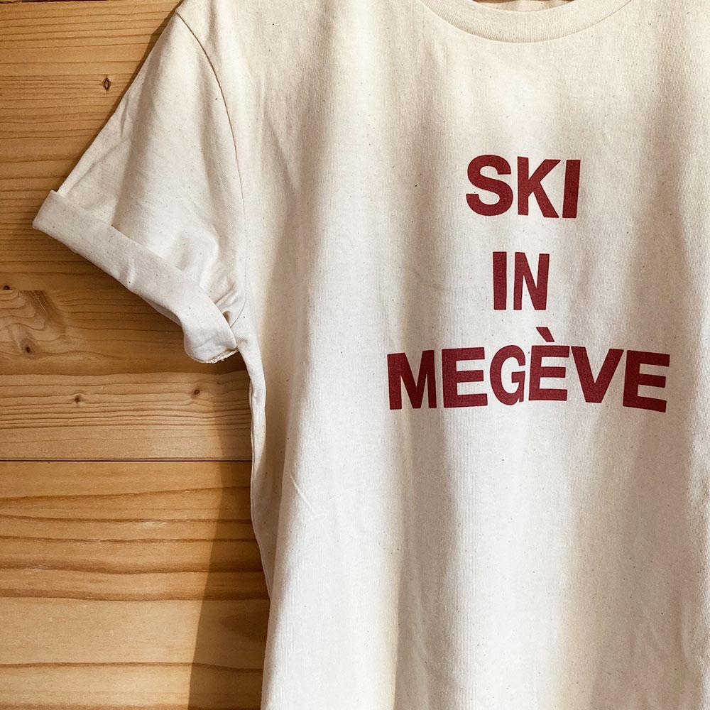 T-shirt SKI IN MEGÈVE