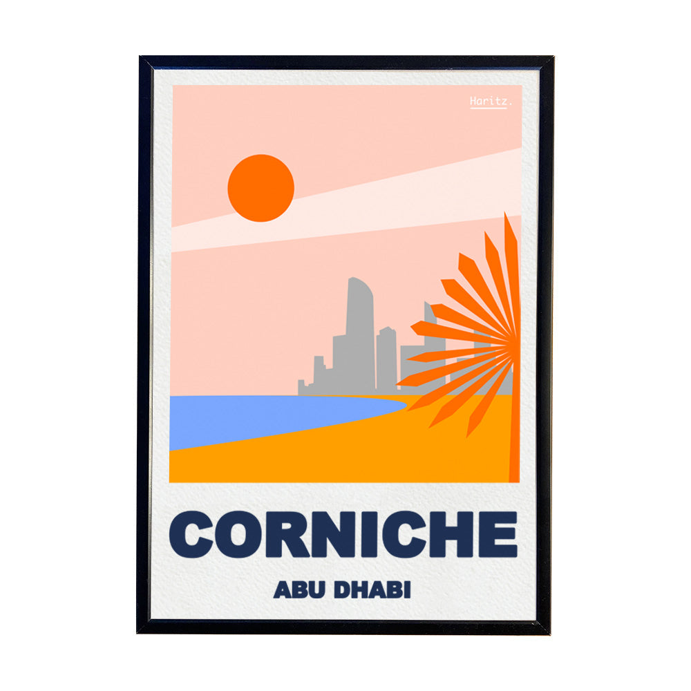 Art Print CORNICHE - Abu Dhabi - (limitée)