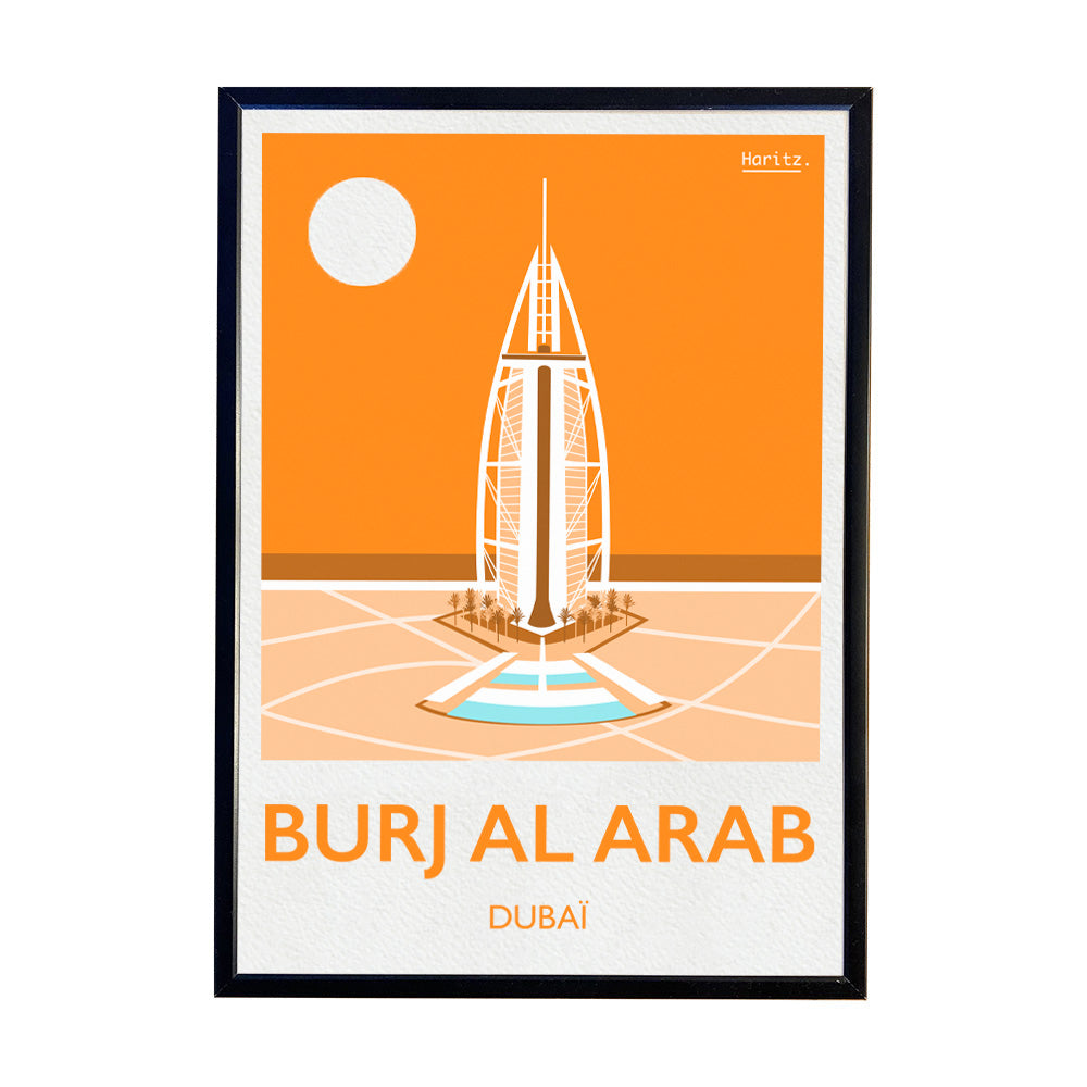 Affiche BURJ AL ARAB - Dubaï - (limitée)