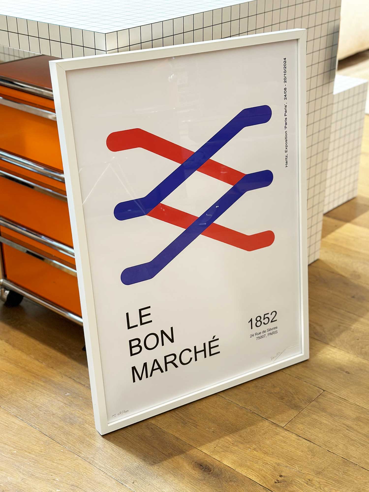 Affiche Le Bon Marché - Paris