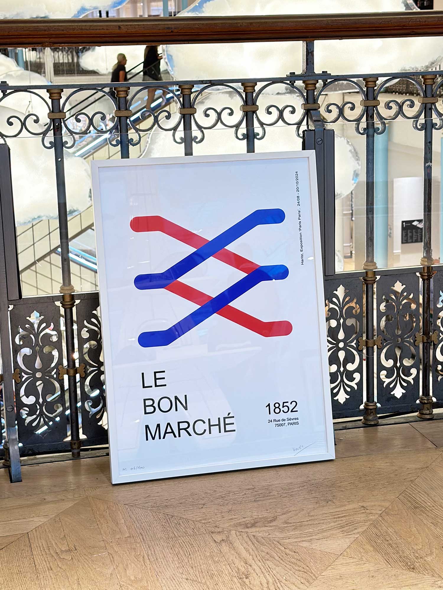 Affiche Le Bon Marché - Paris