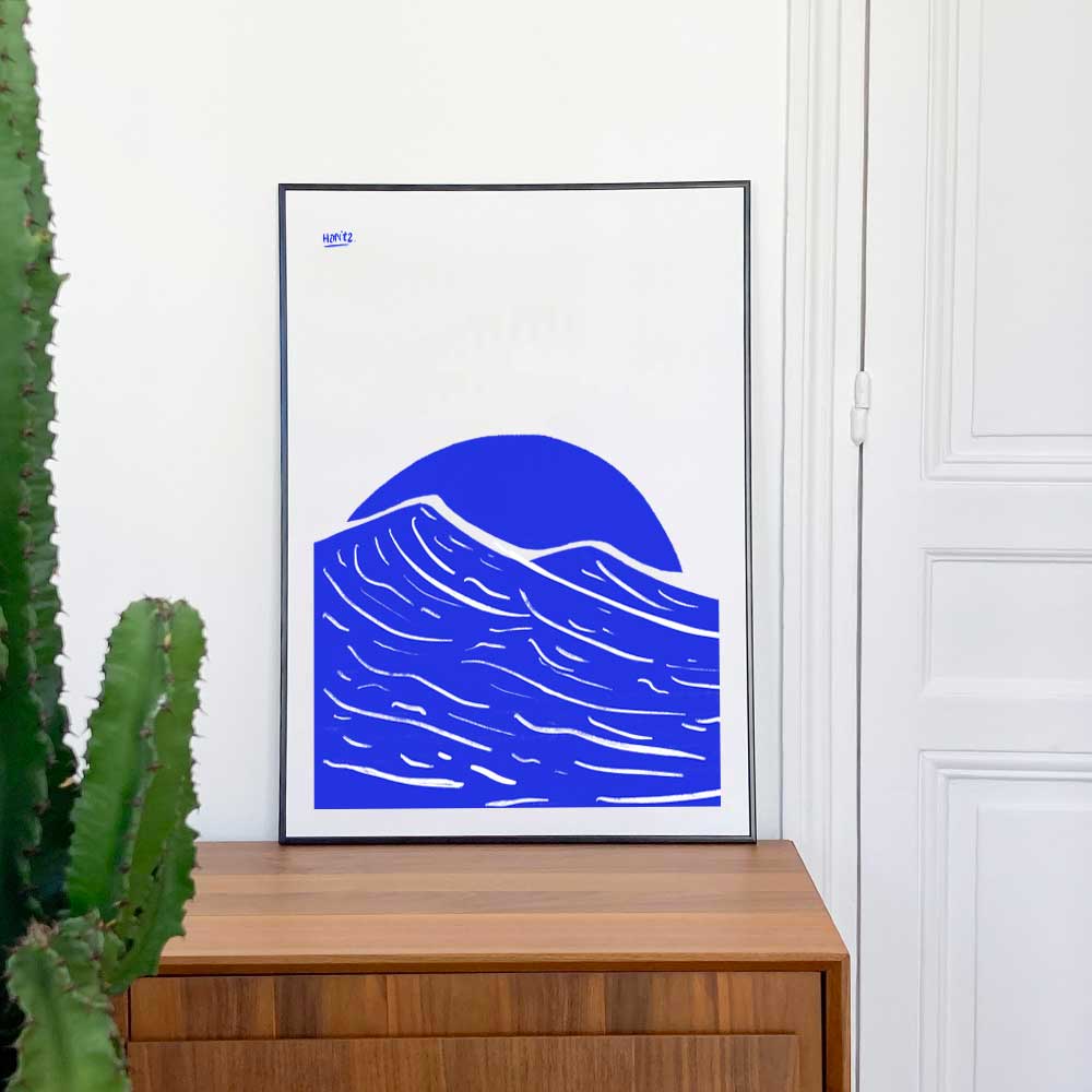 Affiche Blue Waves