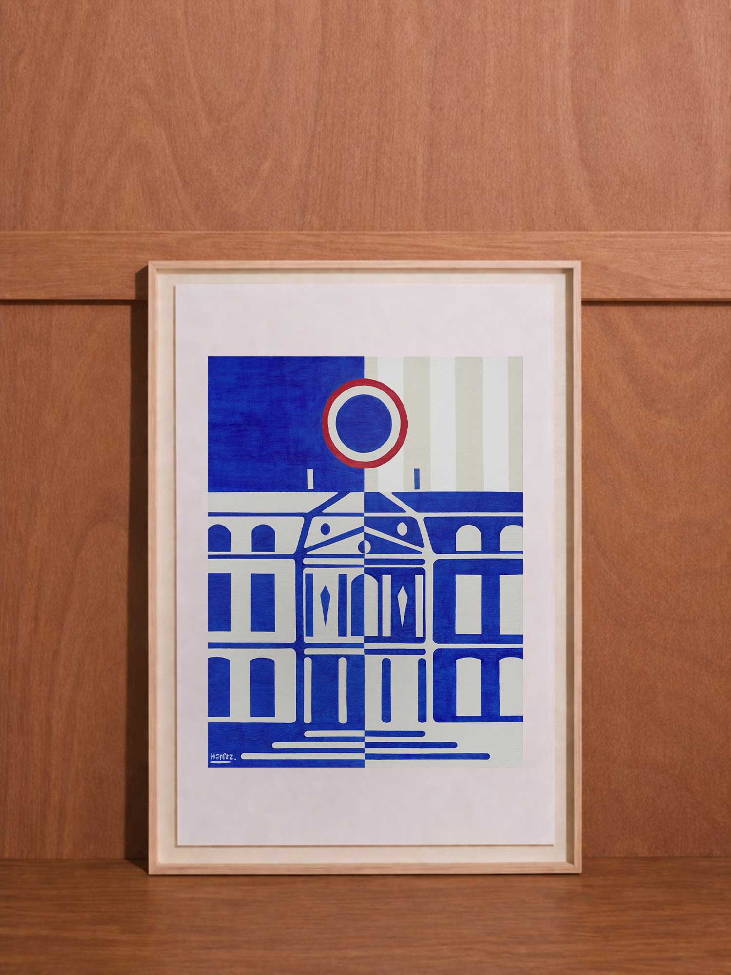 Affiche officielle du Palais de L'Élysée réalisée par Haritz