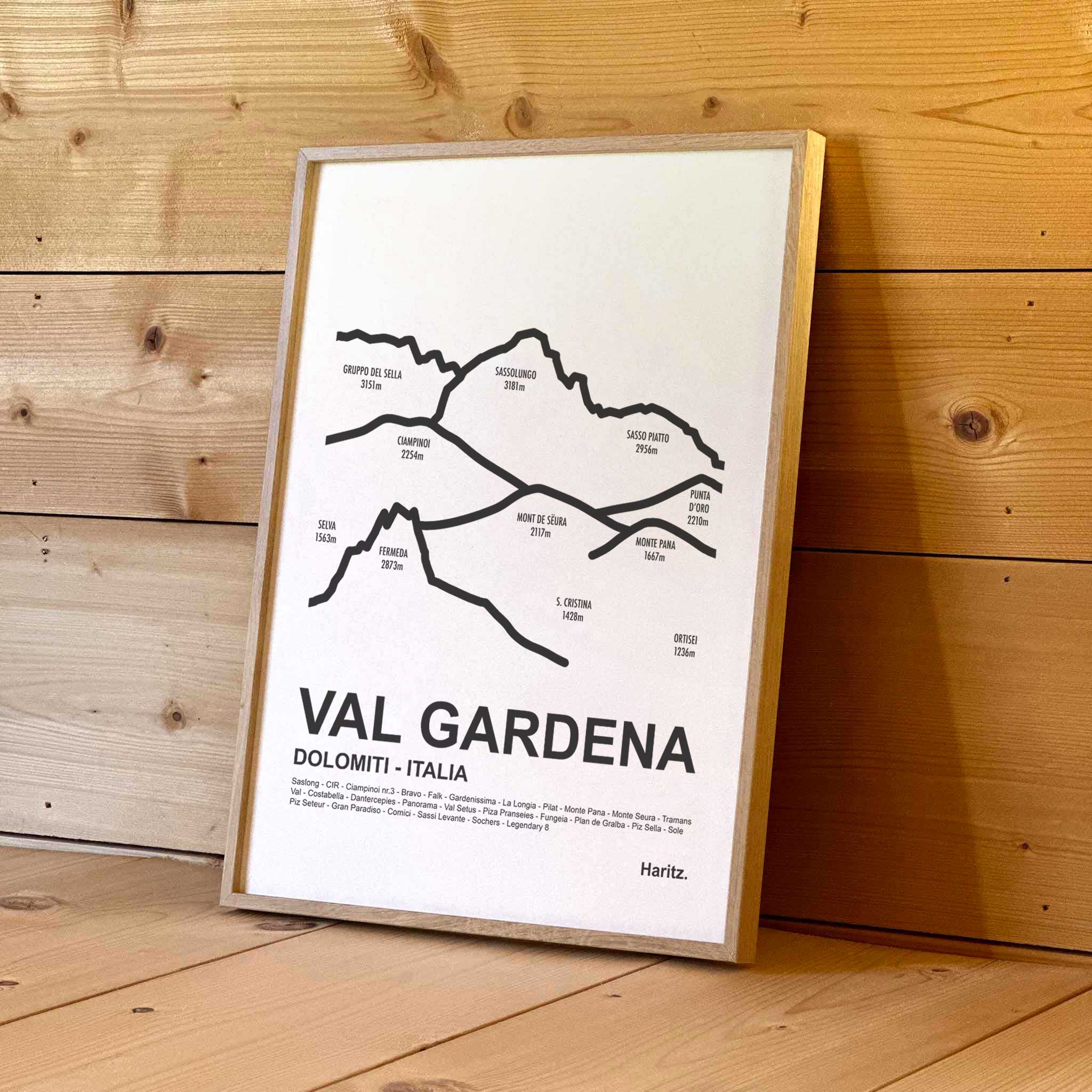 Affiche Val Gardena