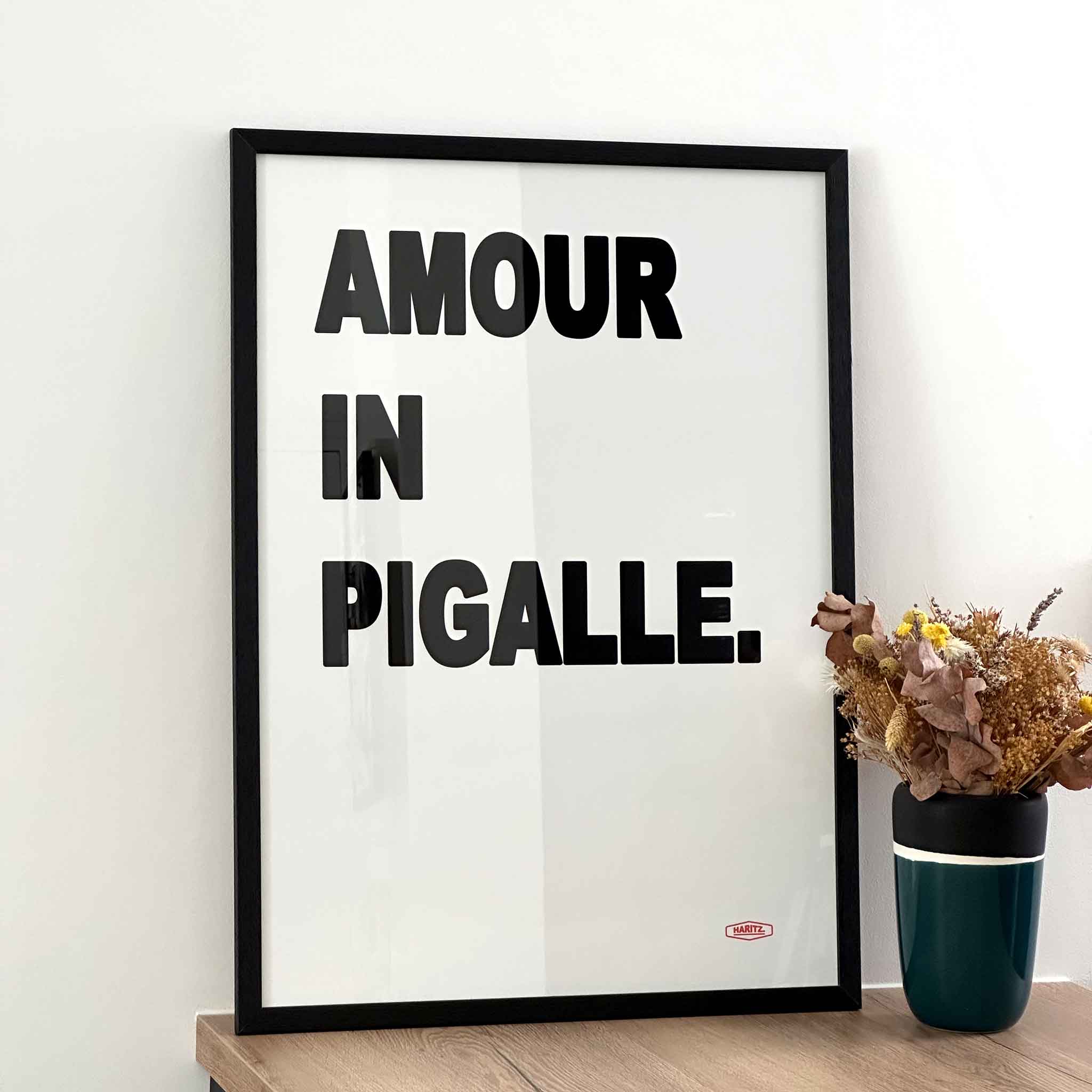 Affiche AMOUR IN PIGALLE - BLACK