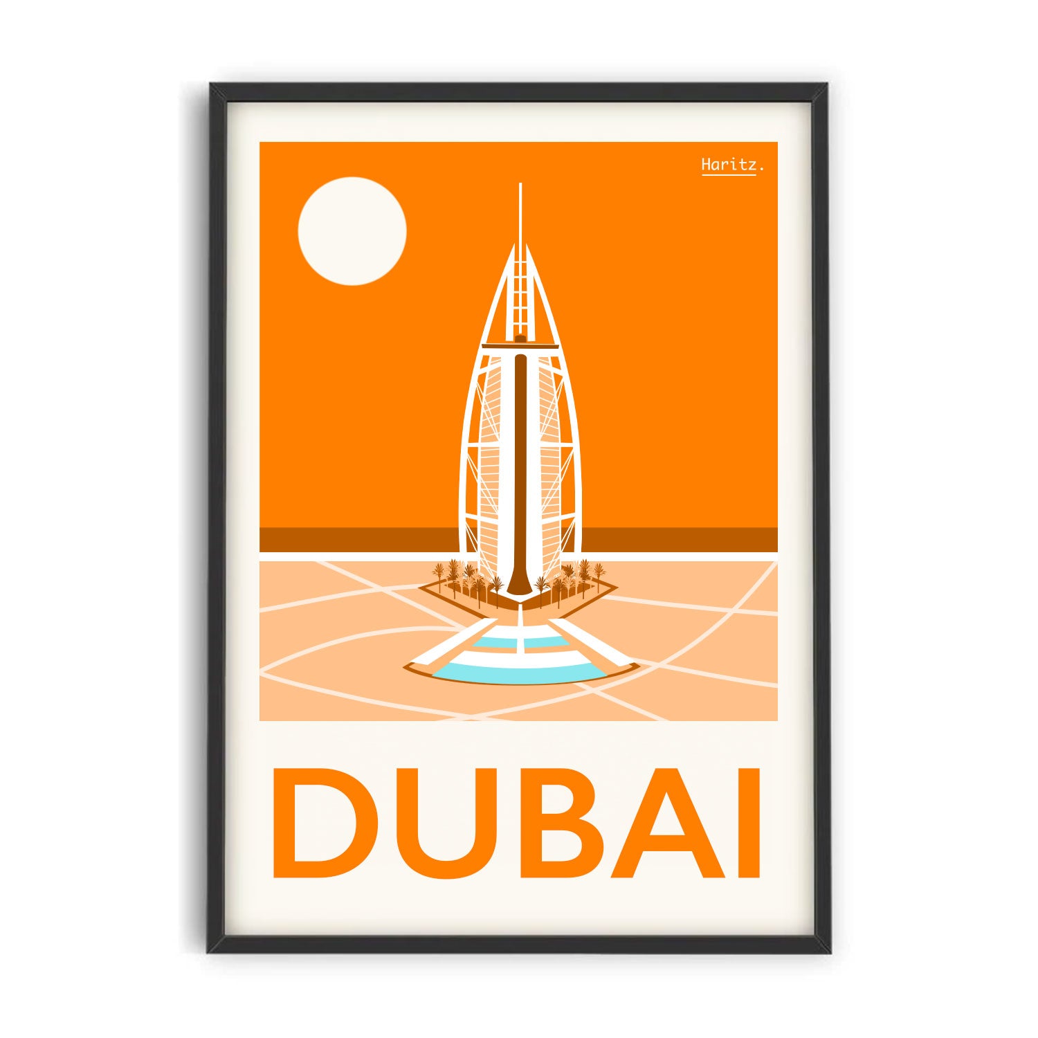 Affiche Dubaï (Burj Al Arab)