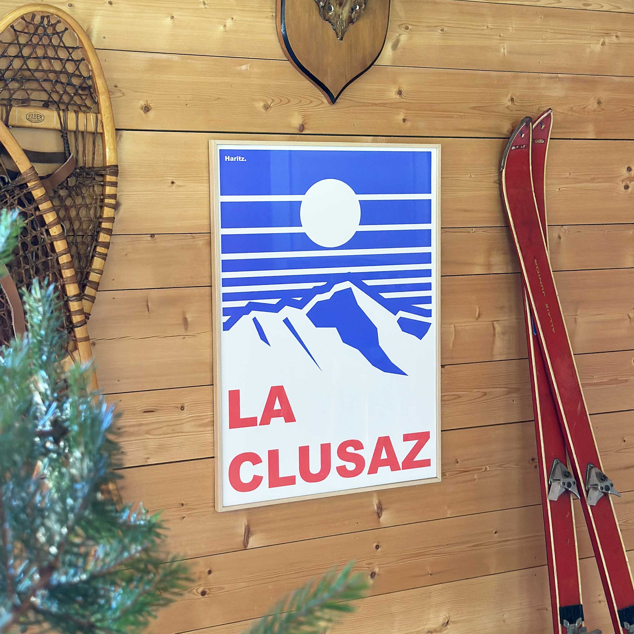 Affiche La Clusaz - 80's