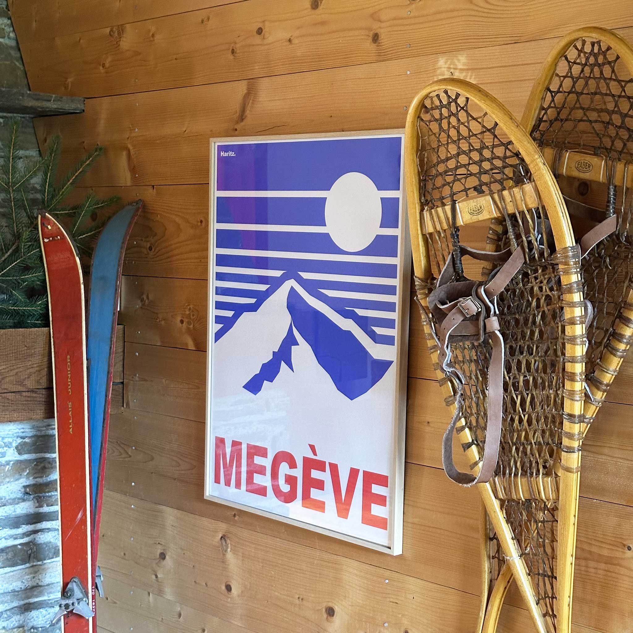 Affiche Megève - 80's