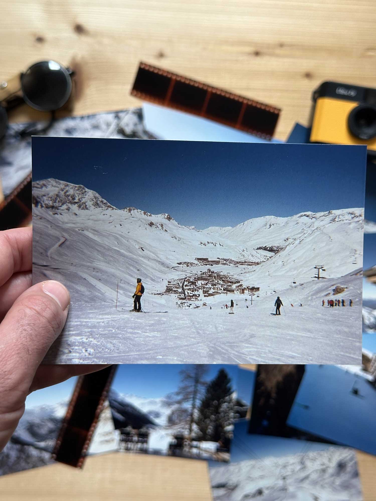 Photographie argentique Haritz du village de Tignes