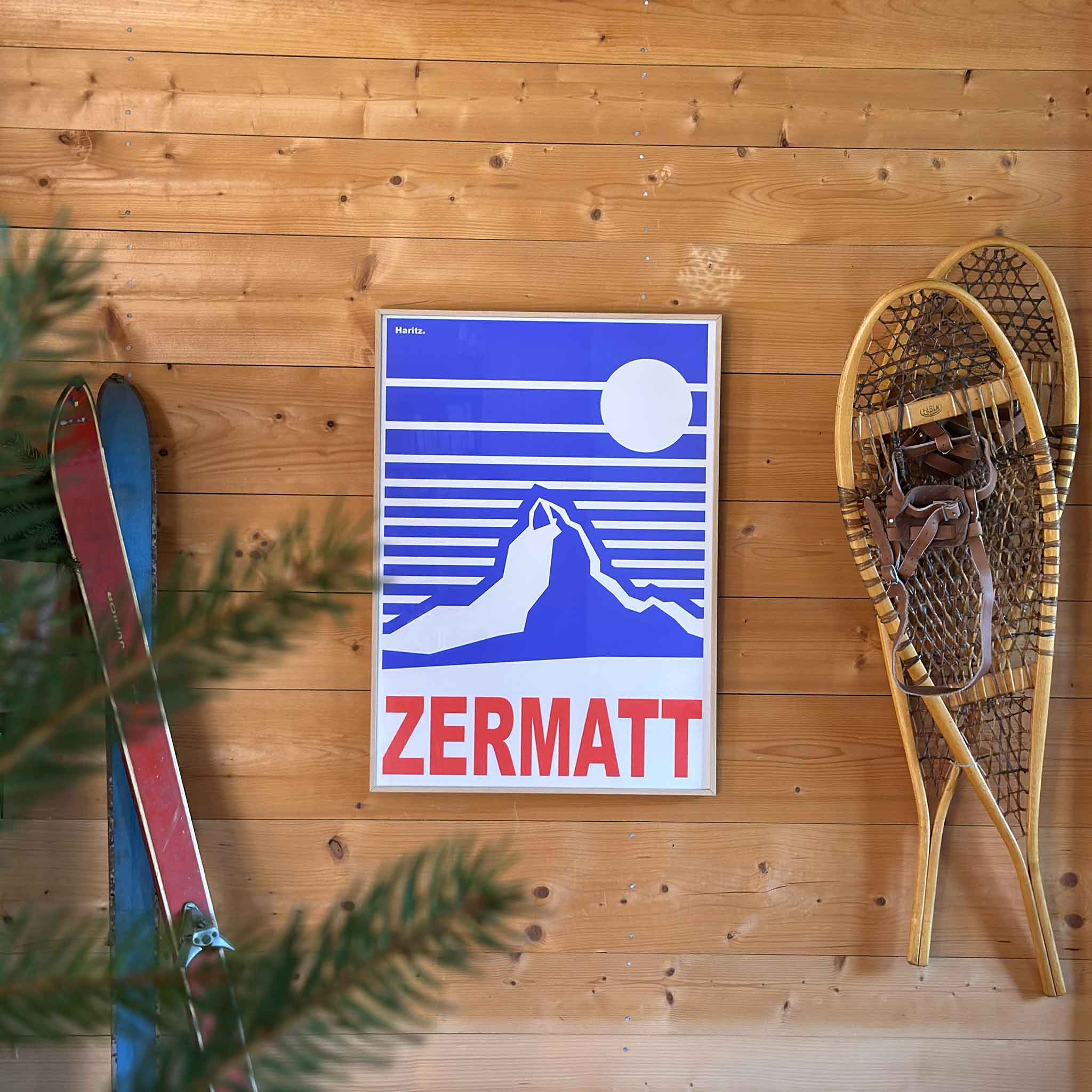 Affiche Zermatt - 80's