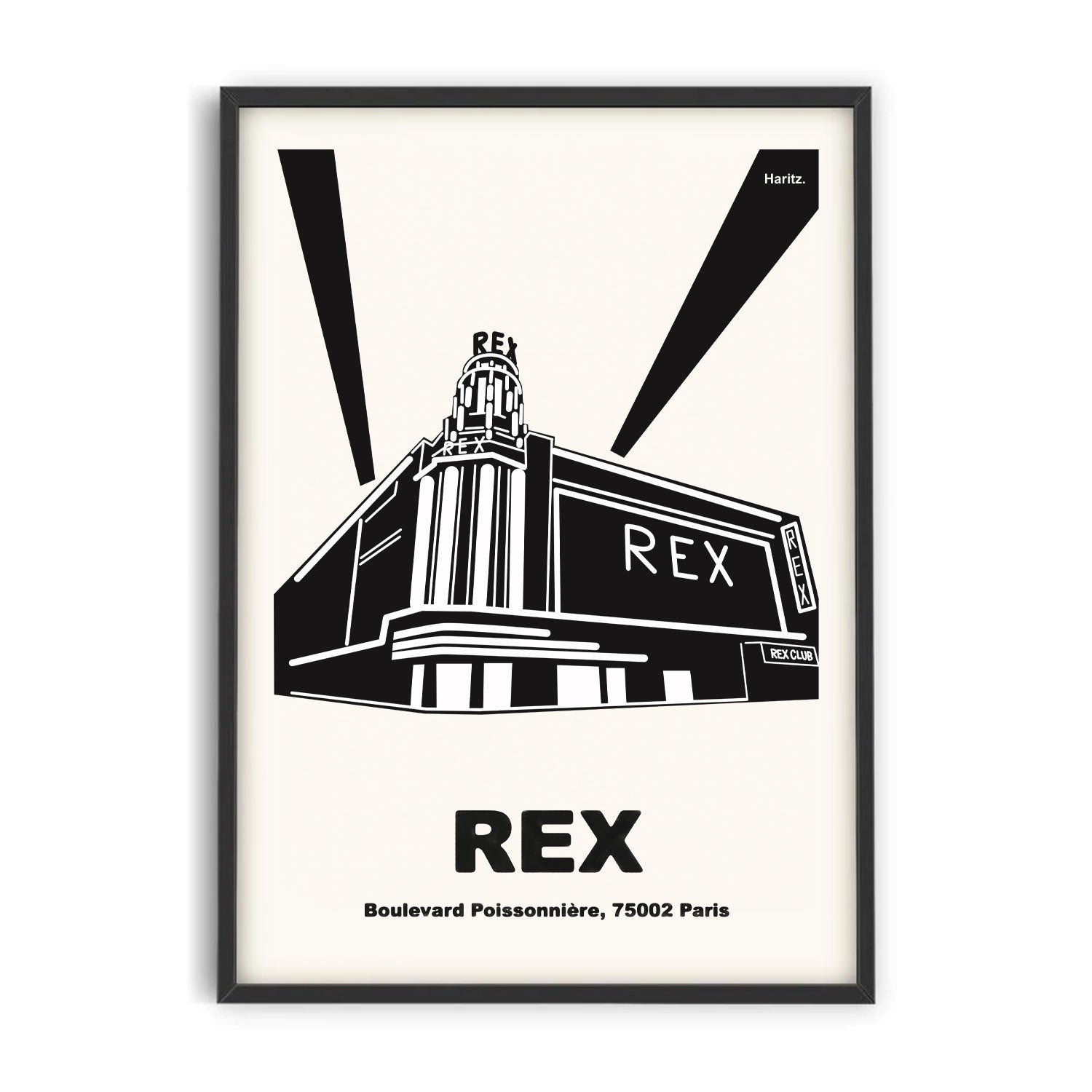 Affiche REX CLUB Paris