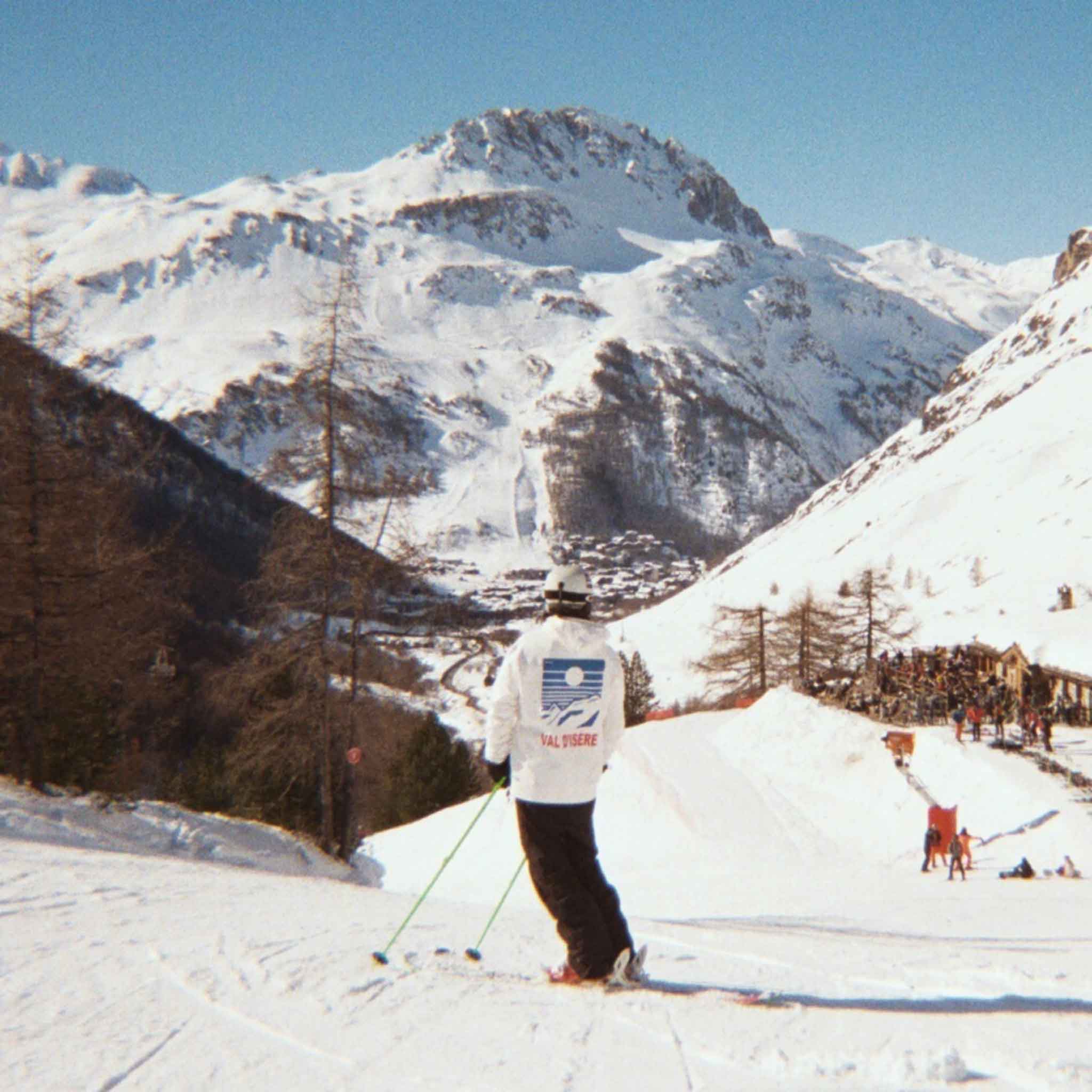 Sweat-shirt Val d'Isère - crème