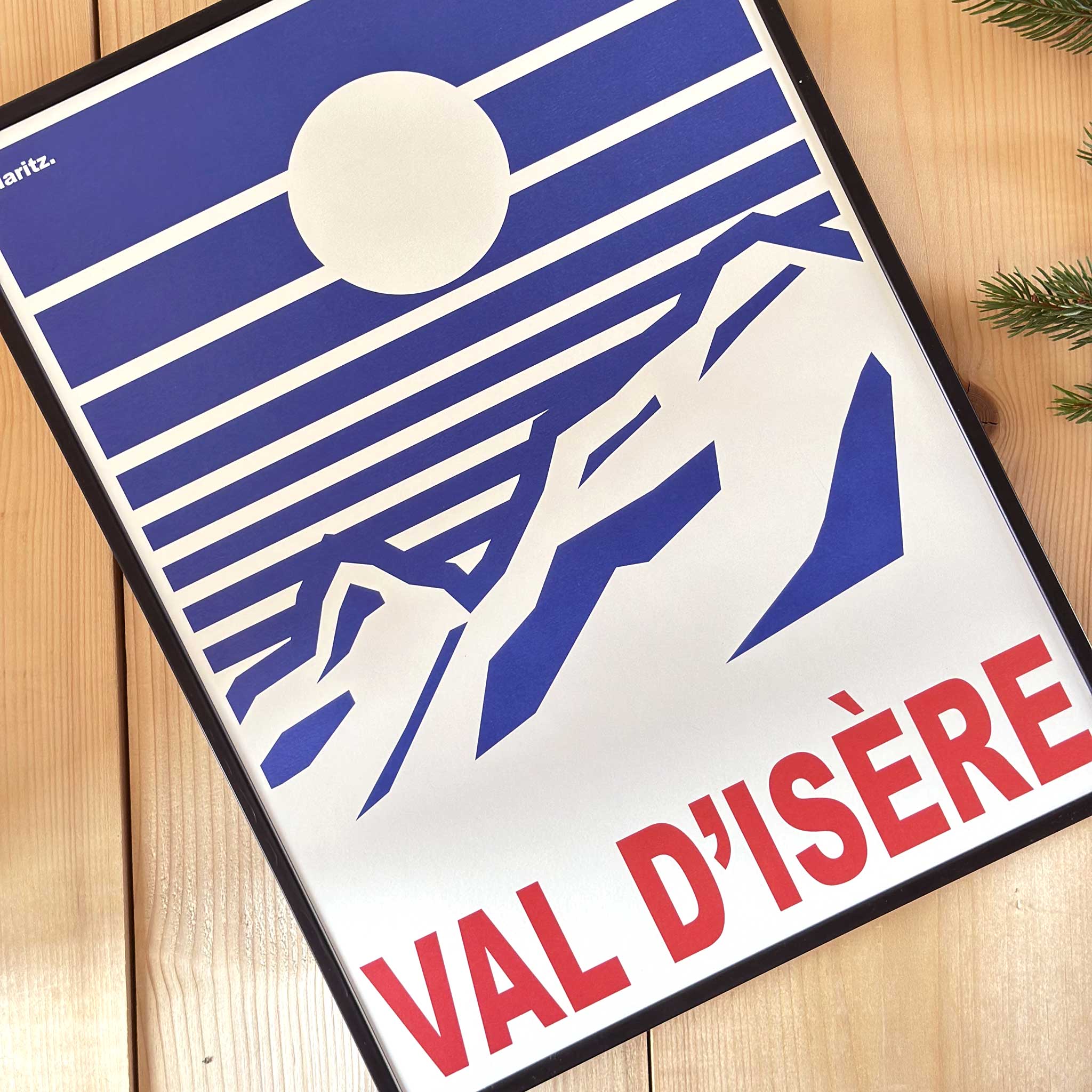 Affiche Val D'Isère - 80's