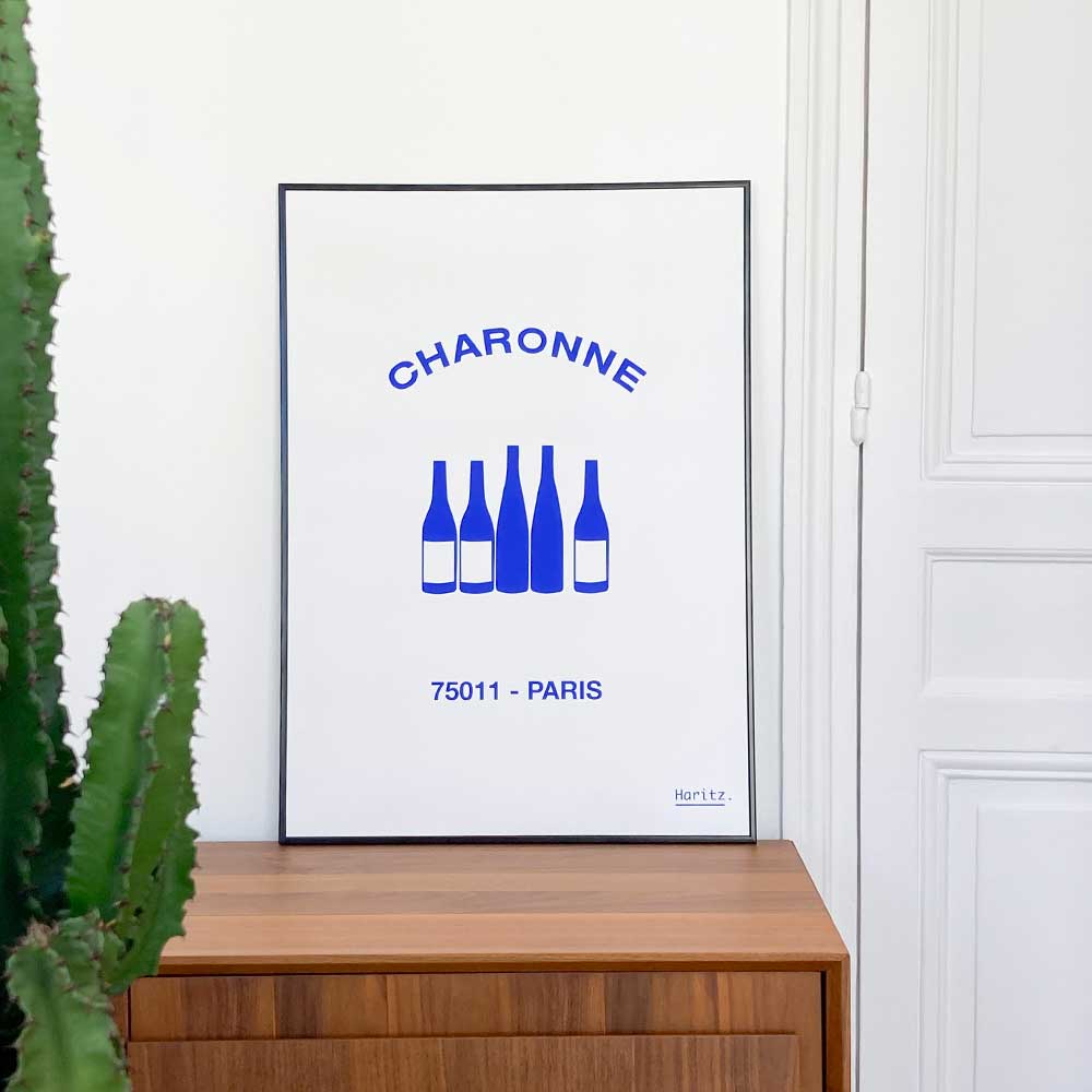 Affiche CHARONNE Paris