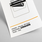 Affiche MARCEL BREUER B3 CHAIR 1925