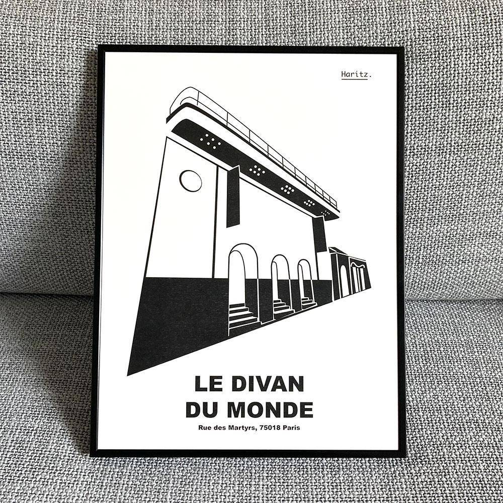 Affiche LE DIVAN DU MONDE Paris