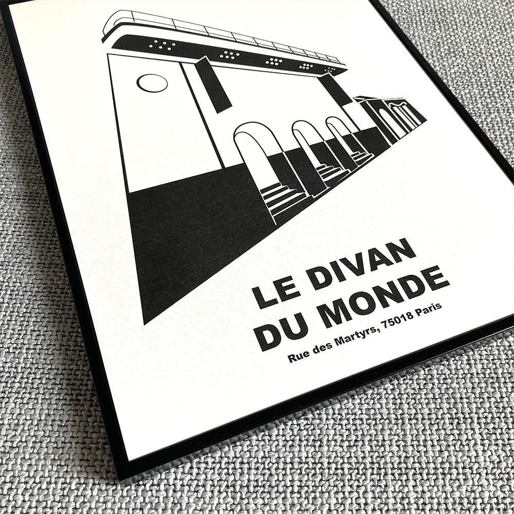 Affiche LE DIVAN DU MONDE Paris