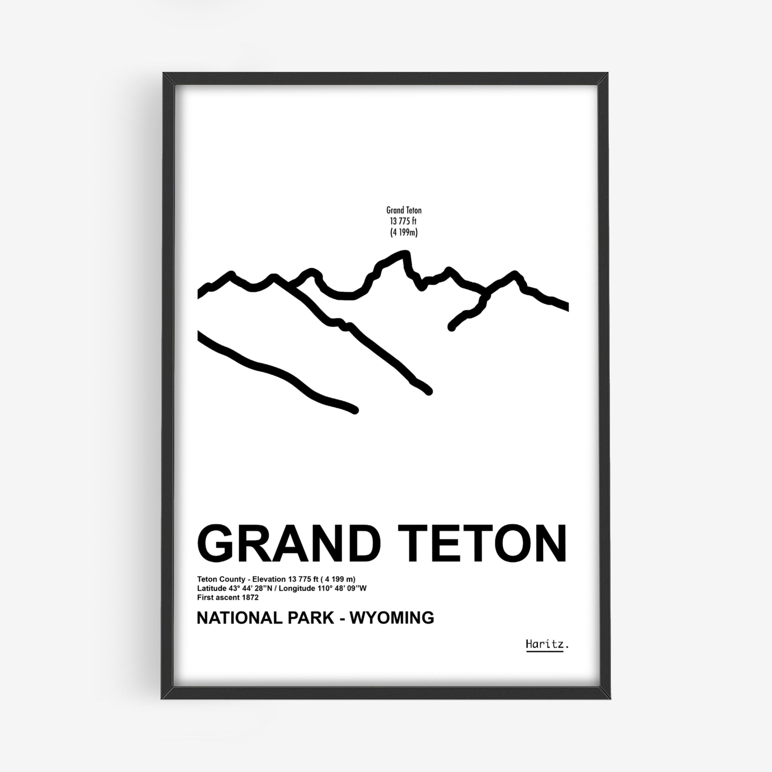 Affiche GRAND TETON