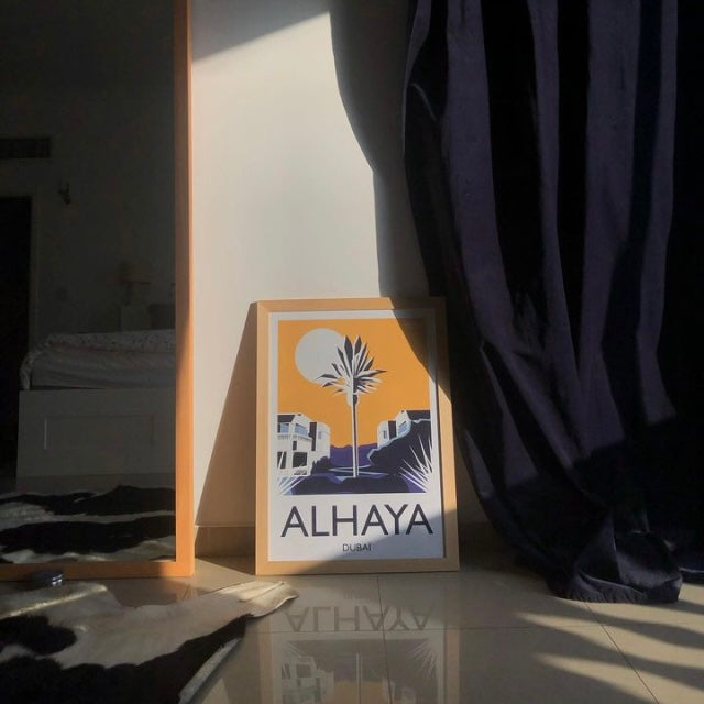 Affiche ALHAYA - Dubaï (limitée)