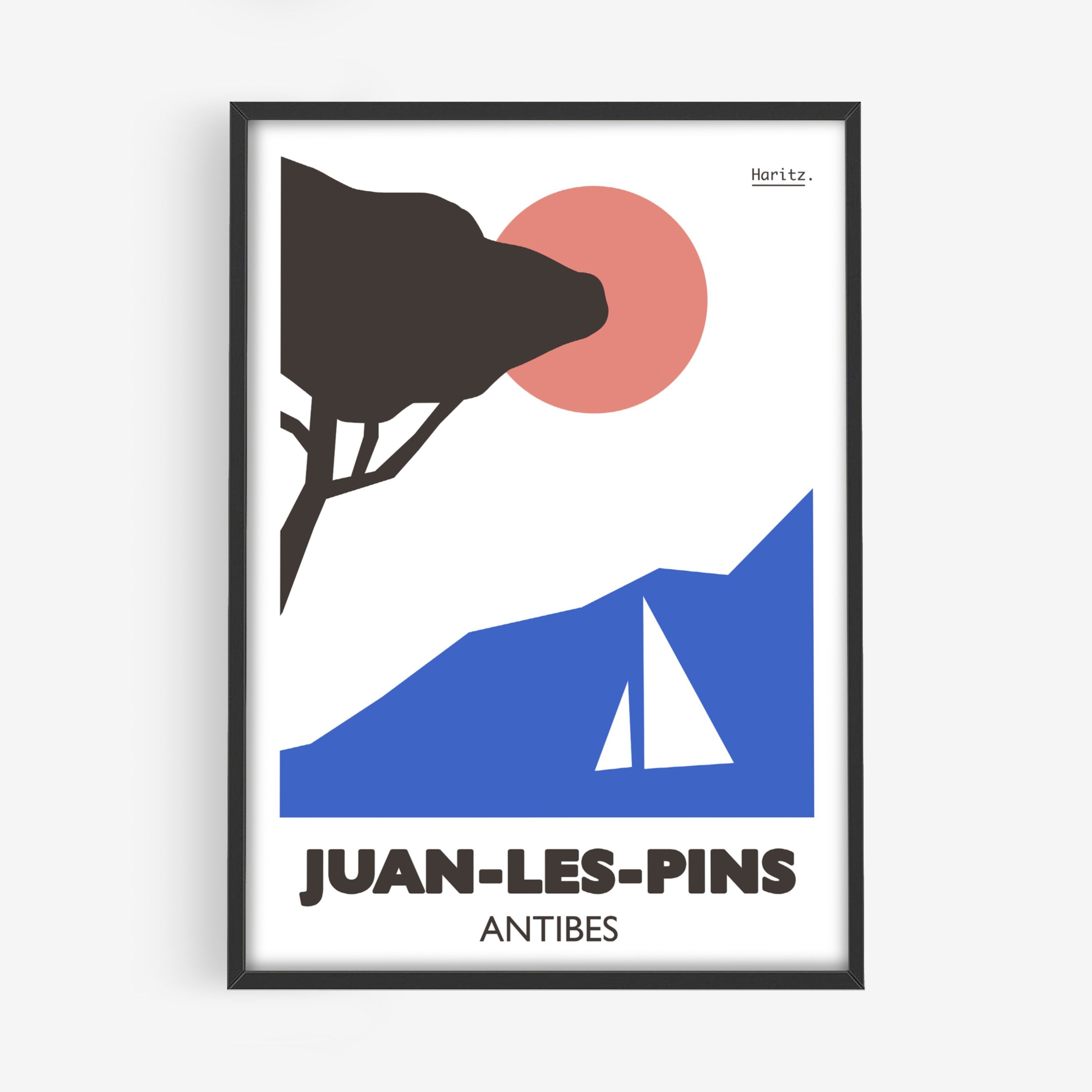 Affiche JUAN-LES-PINS, ANTIBES