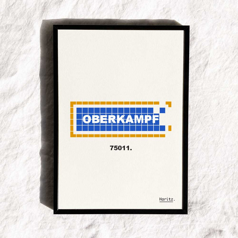 Affiche OBERKAMPF - Paris 11eme