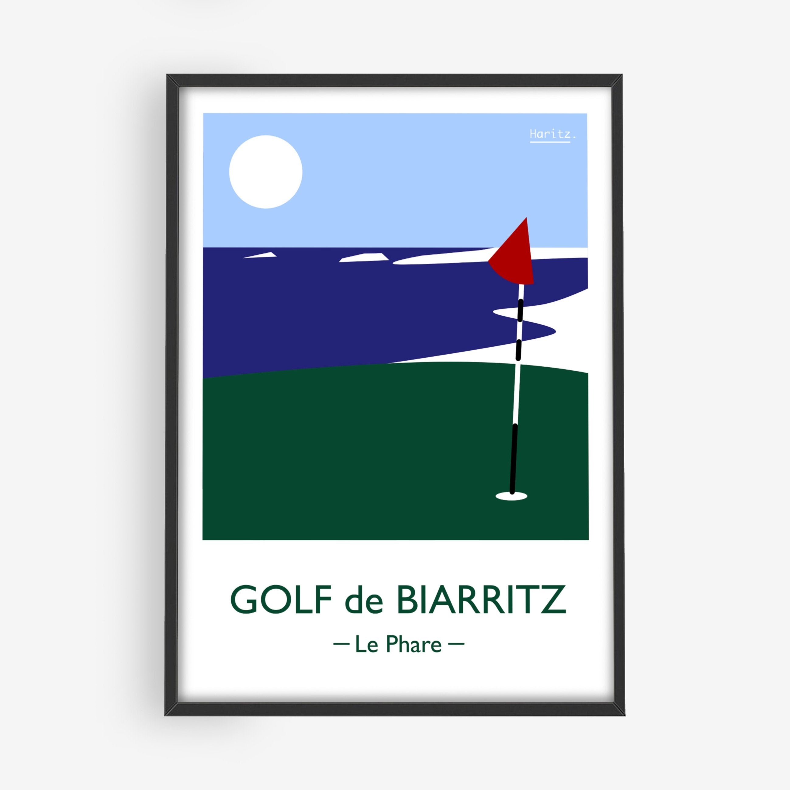 Affiche GOLF de BIARRITZ