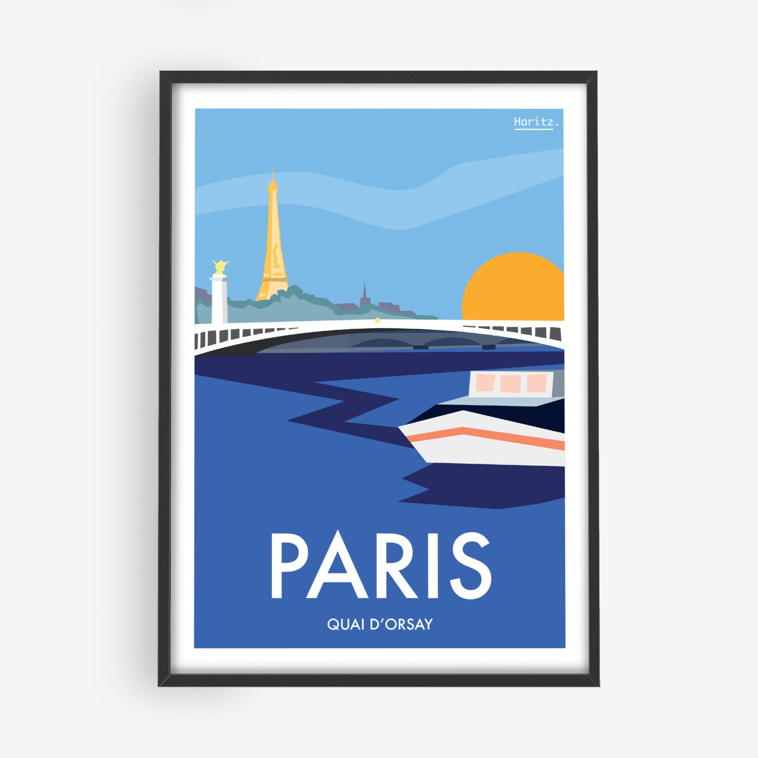 Affiche PARIS QUAI D’ORSAY