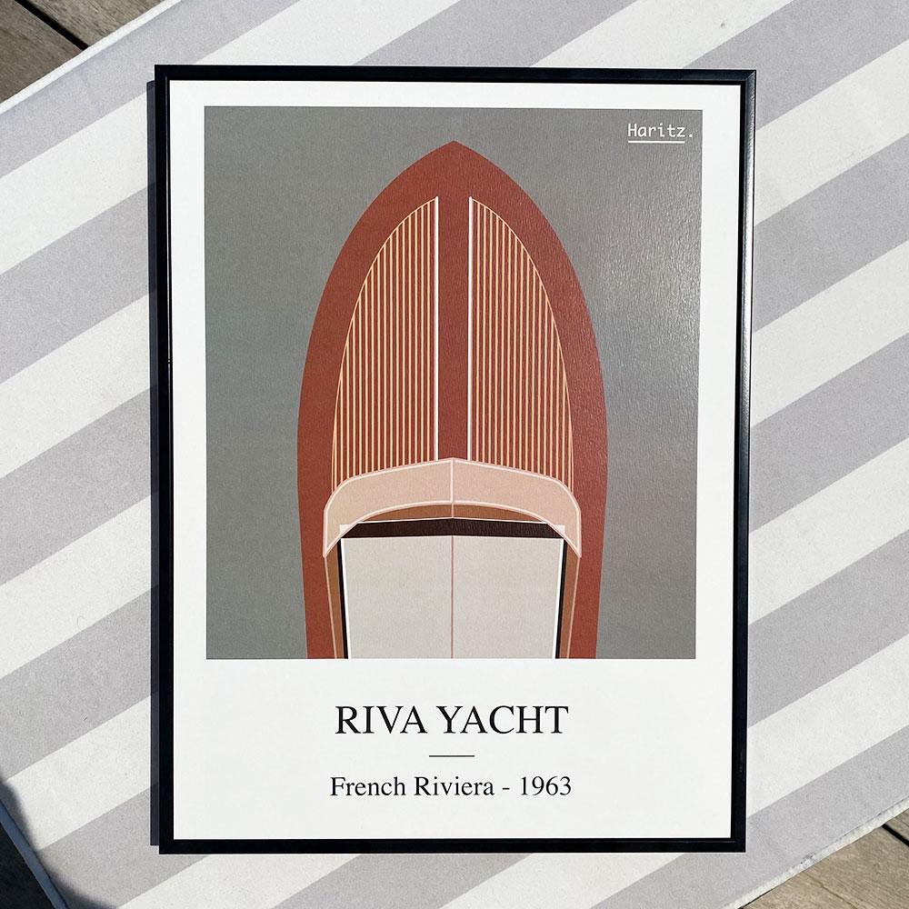 Affiche RIVA YACHT 1963