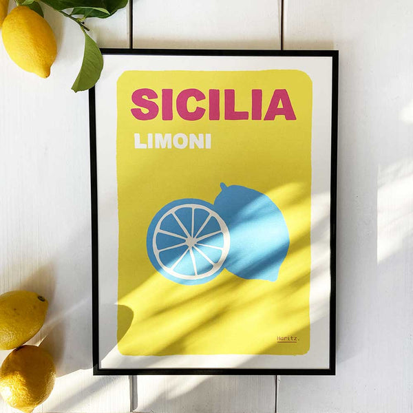 Affiche SICILIA LIMONI