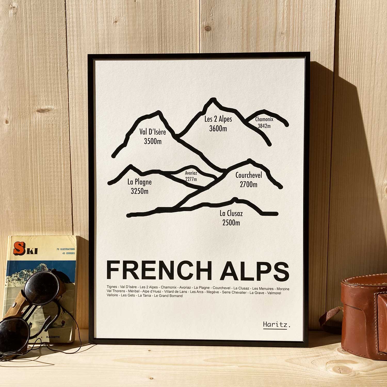 Affiche FRENCH ALPS