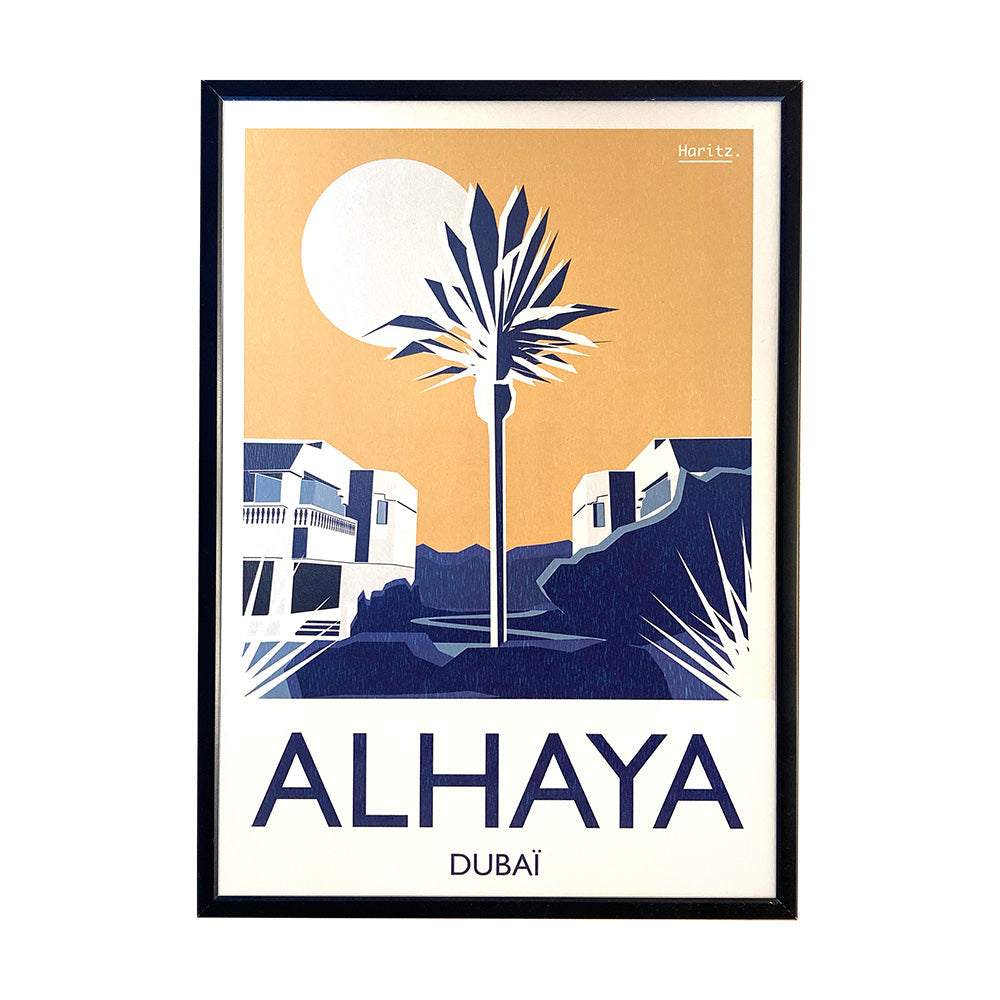 Affiche ALHAYA - Dubaï (limitée)