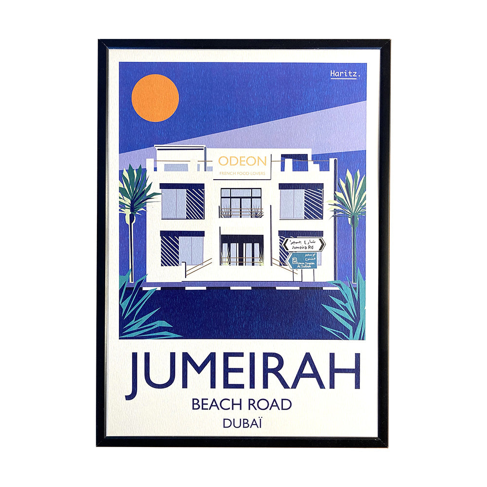 Affiche JUMEIRAH - Dubaï (limitée à 100 exemplaires)