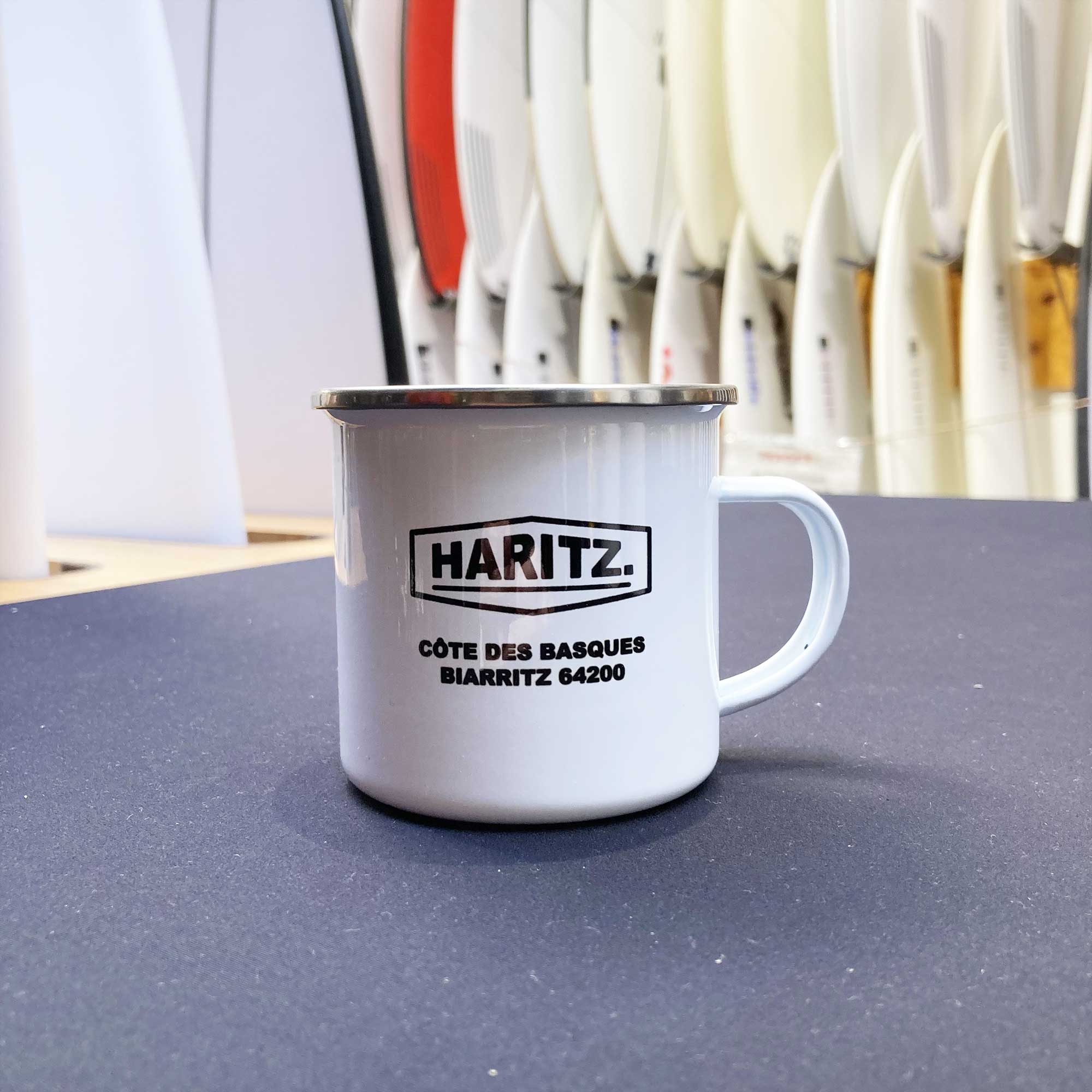 Mug SALTY "Biarritz, Côte des Basques" - Métal émaillé