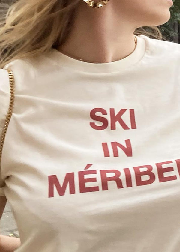 T-shirt SKI IN MÉRIBEL